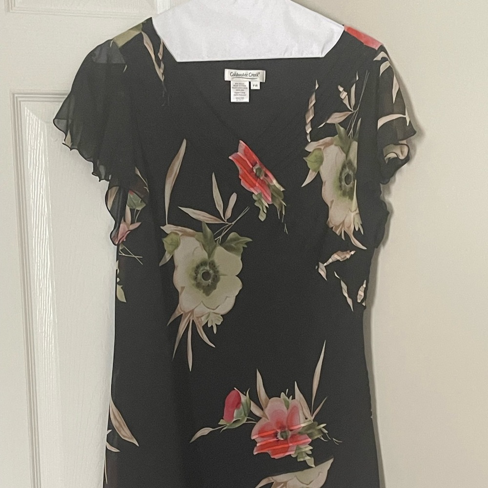 Coldwater Creek dressy dress mid length